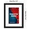 Americantflat 9.5x12 Floating Frame for Playbills - Ideal for Theatre Posters - Easy Open Buttons for Loading Pictures - Playbill Frame - Shatter Resistant Glass - Hanging Hardware - Black